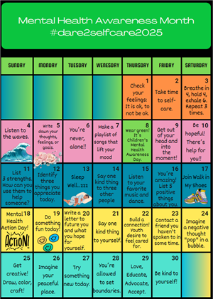  MENTAL HEALTH AWARENESS MONTH
